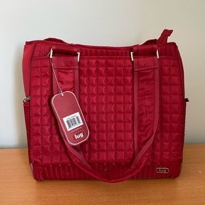 LUG Crimson Cabby Tote Bag - NEW